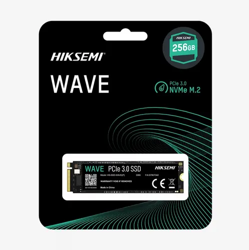 Твърд диск, Hiksemi 256GB M.2 2280 3D NAND PCIe 3.0 NVMe, up to 2280MB/s read speed, 1800MB/s write speed