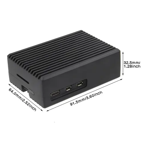 Carcasă Inter-Tech ODS-739 RASPBERRY - Negru - 3