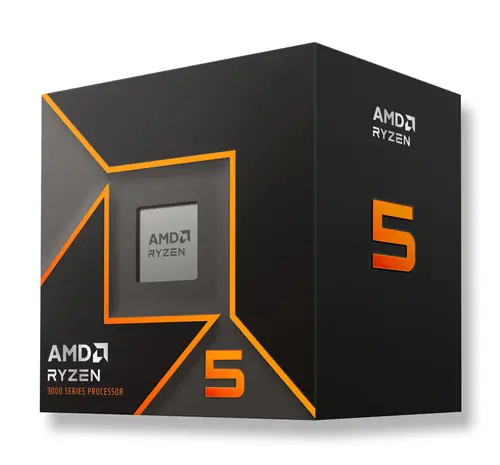 AMD Ryzen 5 9600 5.2GHz AM5 6C/12T 65W 38MB Processor with Wraith Stealth Cooler Box