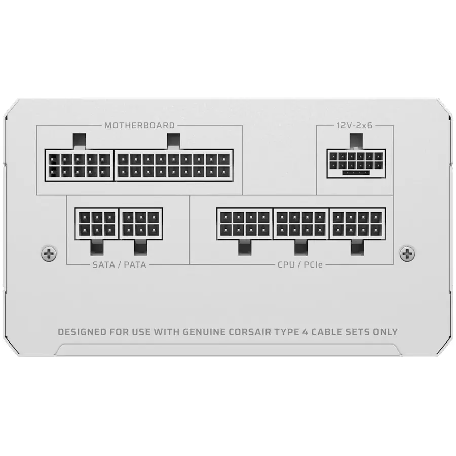 CORSAIR RM750e White, 750 Watt, Cybenetics Gold Certified, Fully Modular - image 2