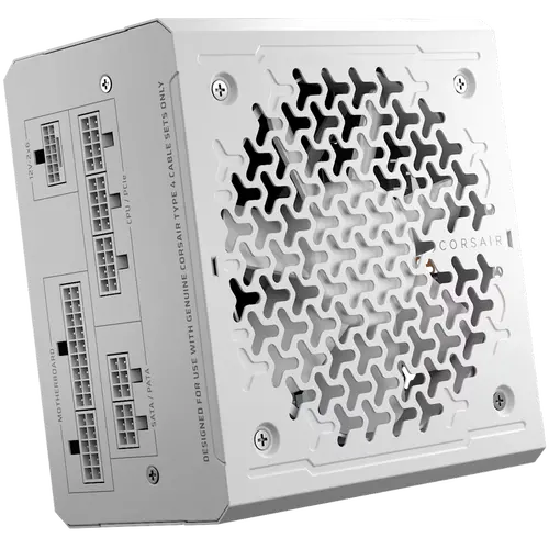 Corsair RMe White Series, RM850e White, 850 Watt, Cybenetics Gold Certified, Fully Modular Power Supply