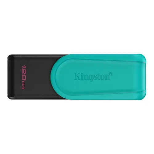 Kingston 128GB Portable USB 3.2 Gen 1 DataTraveler Exodia S (Black/Turquoise)