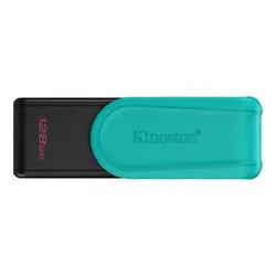 Kingston  128GB Portable USB 3.2 Gen 1 DataTraveler Exodia S (Black/Turquoise)