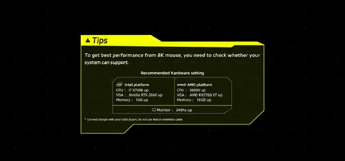 Scyrox професионална геймърска мишка V8 Yellow - Wireless Gaming Mouse - 8K Polling Rate - image 16