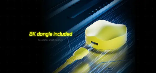 Scyrox професионална геймърска мишка V8 Yellow - Wireless Gaming Mouse - 8K Polling Rate - image 9