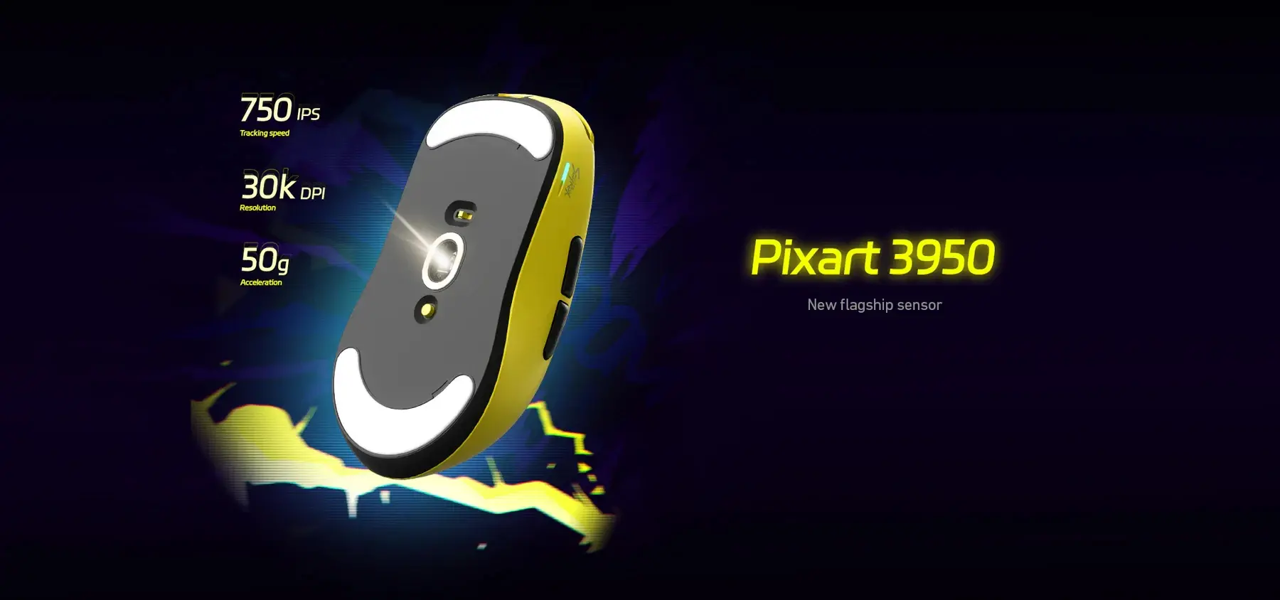 Scyrox професионална геймърска мишка V8 White - Wireless Gaming Mouse - 8K Polling Rate - image 7