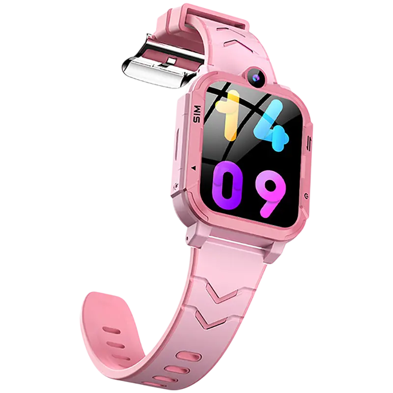 Blackview Z20 Kids 4G 1.83-inch HD Touchscreen 240x284 ARM Cortex-R5 16MB/16MB 800mAh Magnetic Charging IP67 8MP Camera GPS+WiFi+LBS SOS Call Android OS Rose Pink - image 1