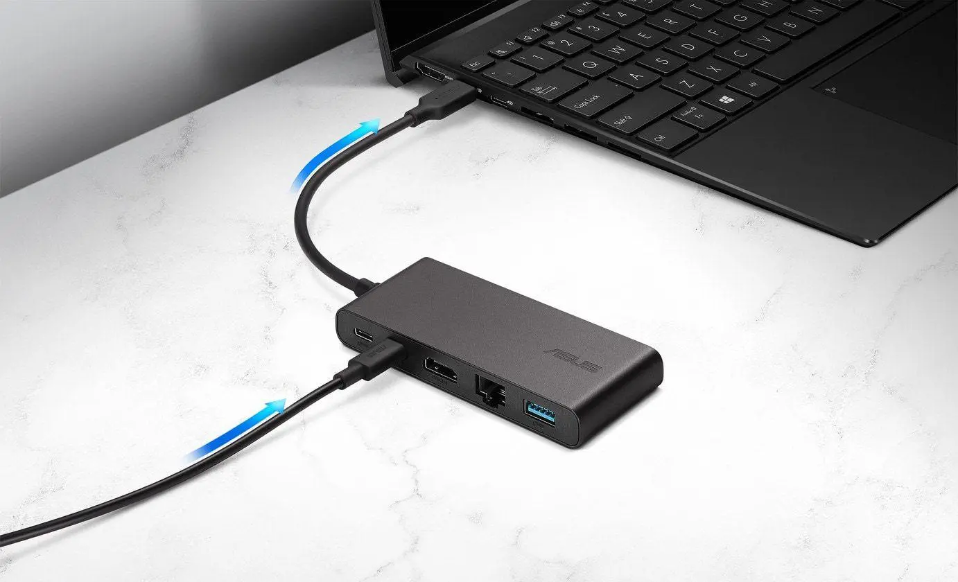 Докинг станция, Asus DC201 DUAL 4K USB-C, Black - image 3