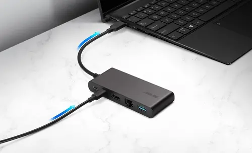 Stație de andocare, Asus DC201 DUAL 4K USB-C, Negru - 4