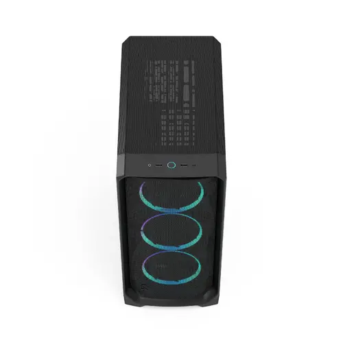 Кутия за компютър, FRACTAL DESIGN FD MESHIFY 3 BLACK RGB TG LTI - image 3