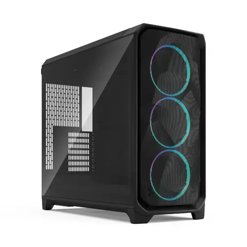 Кутия за компютър, FRACTAL DESIGN FD MESHIFY 3 XL BLACK RGB TG L