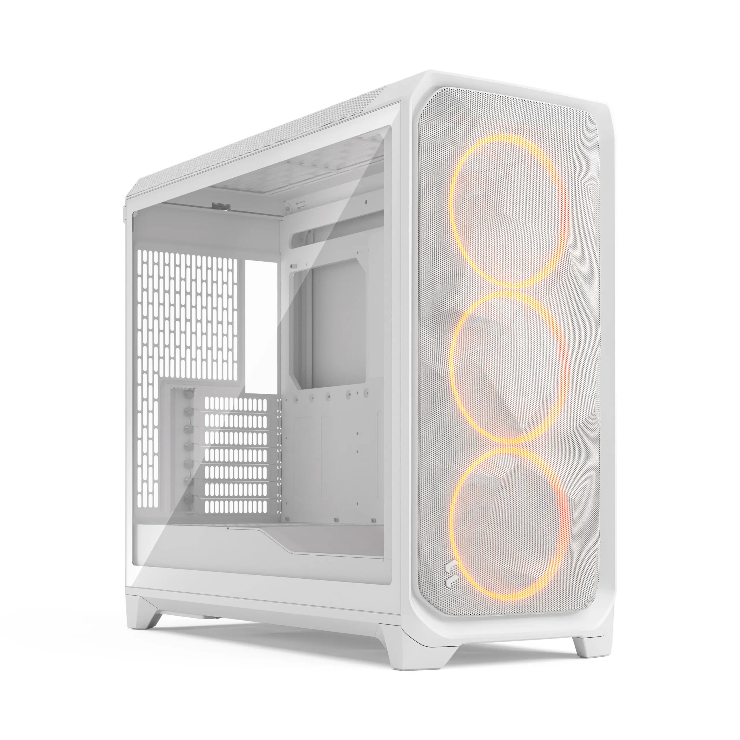 Кутия за компютър, FRACTAL DESIGN FD MESHIFY 3 XL WHITE RGB TG C