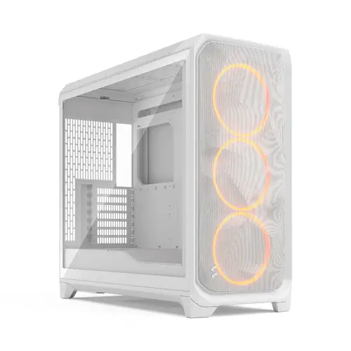 Кутия за компютър, FRACTAL DESIGN FD MESHIFY 3 XL WHITE RGB TG C