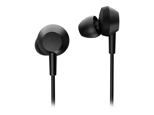 PHILIPS слушалки за поставяне в ушите с микрофон черни USB-C