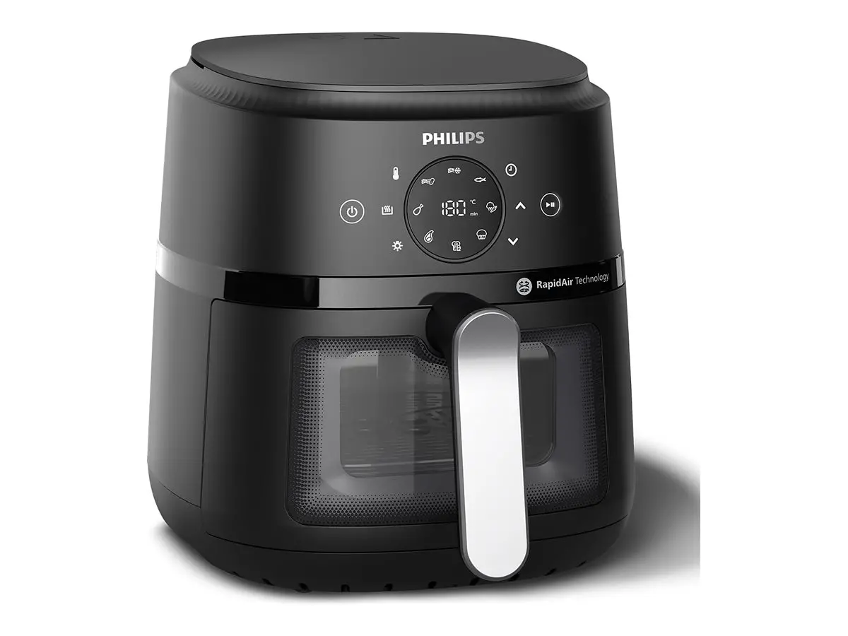 PHILIPS Airfryer Series 2000 3.2 литра Сензорен екран Технология Rapid Air Прозорец за готвене