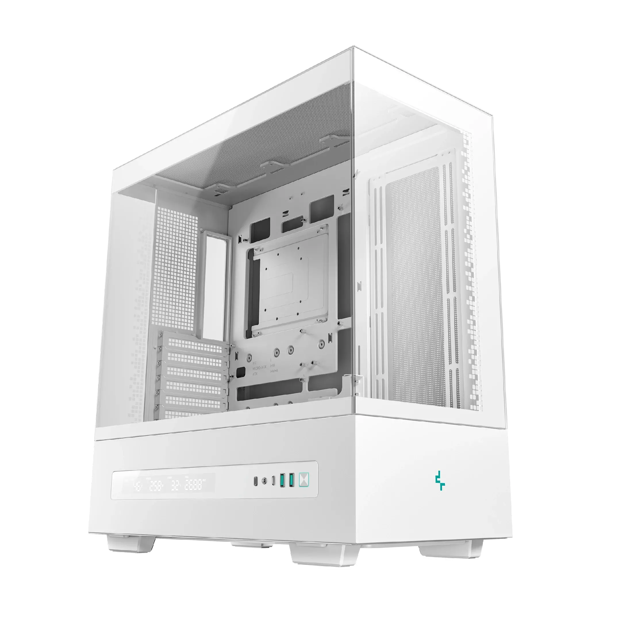 DeepCool κουτί Case ATX - CH690 DIGITAL Λευκό