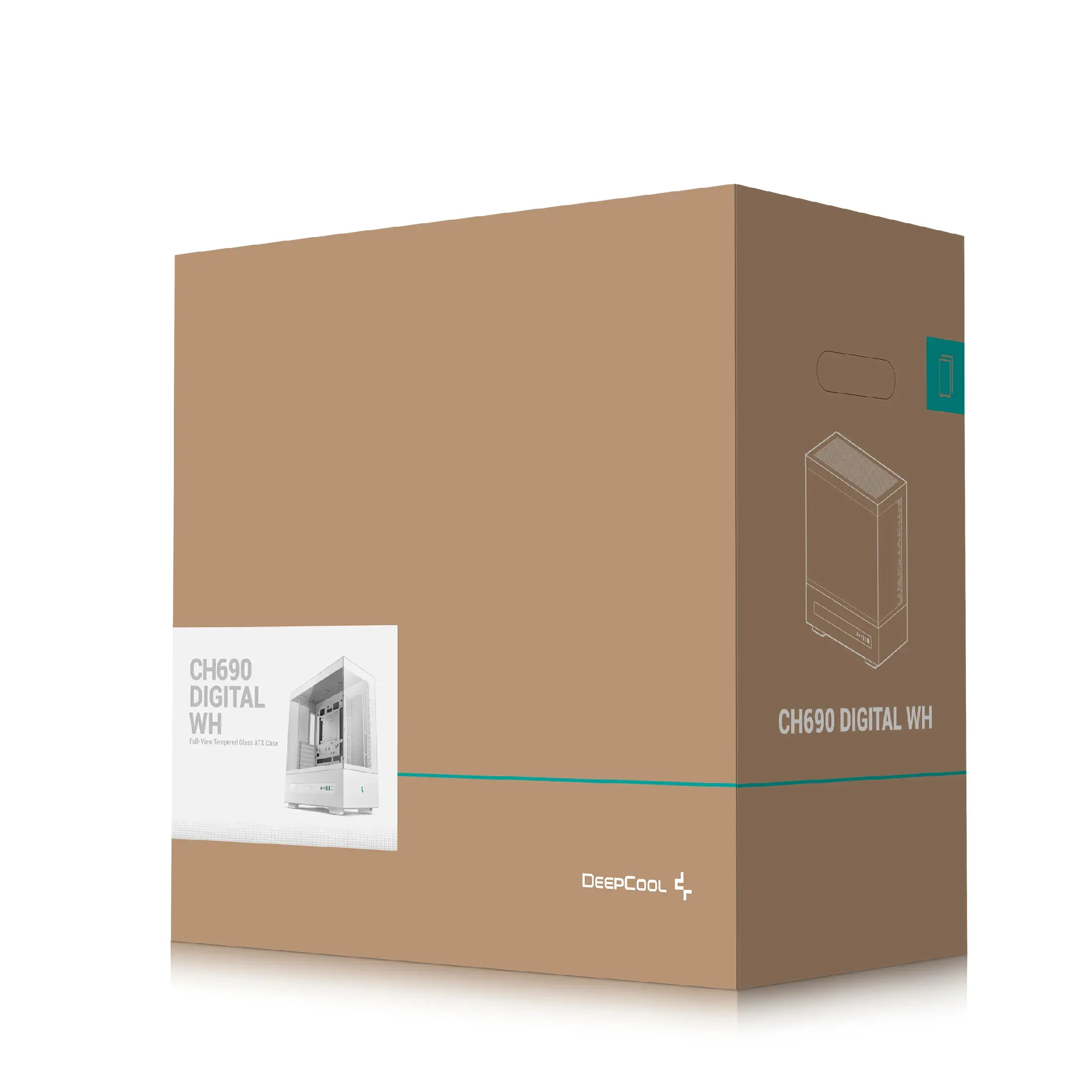 DeepCool кутия Case ATX - CH690 DIGITAL White - image 10