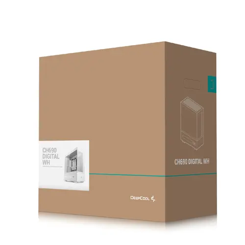 DeepCool кутия Case ATX - CH690 DIGITAL White - image 10