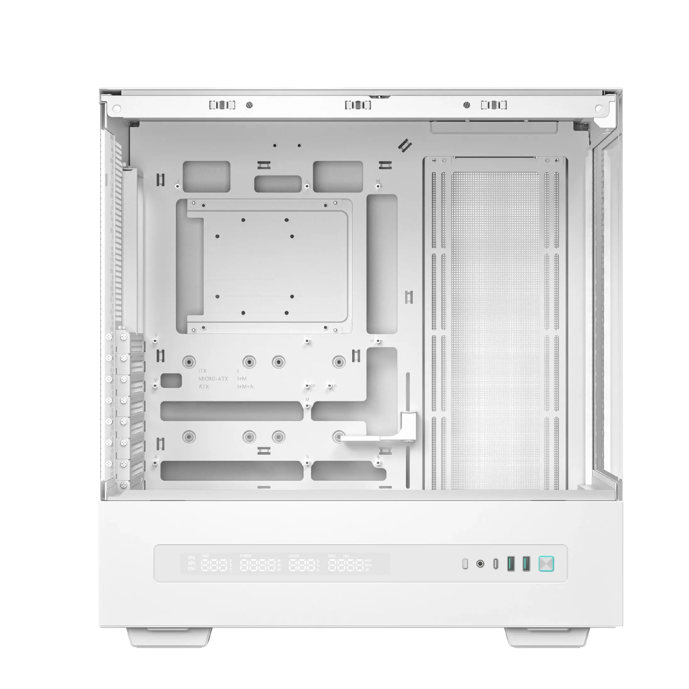 DeepCool кутия Case ATX - CH690 DIGITAL White - image 3