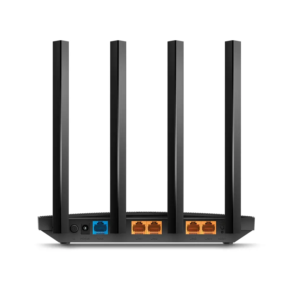 Безжичен рутер TP-LINK Archer C6U, AC1200, 5xGbE, 1x USB2.0, 4x външни антени - image 2