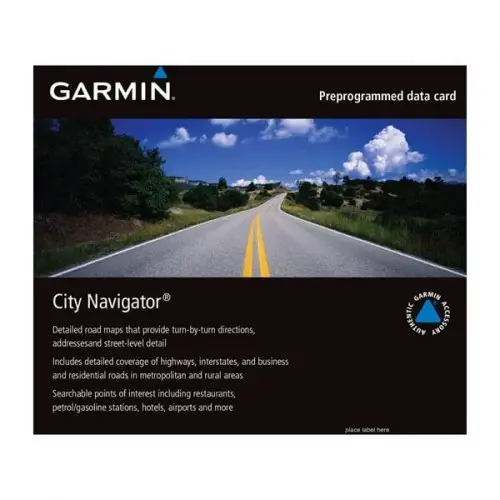 Garmin City Navigator® Китай NT - Английски 010-11214-00