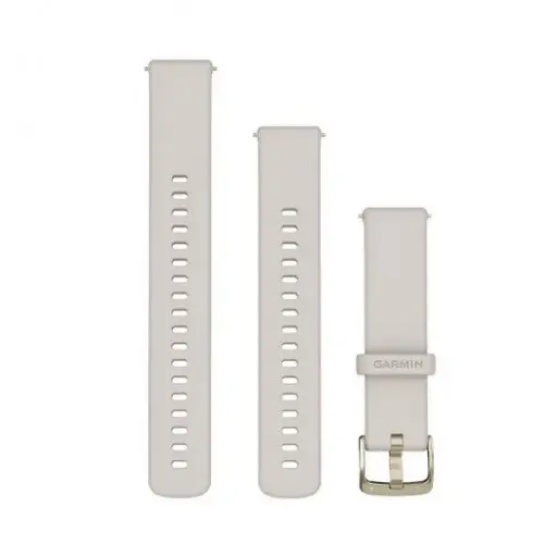 Garmin Λουράκι γρήγορης αποδέσμευσης - Ivory με Soft Gold (18 mm) 010-13256-04