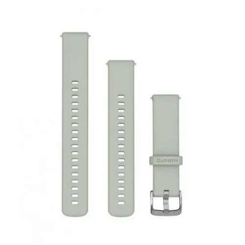 Garmin Λουράκι γρήγορης αποδέσμευσης - Sage Grey με Silver (18 mm) 010-13256-01 - 1