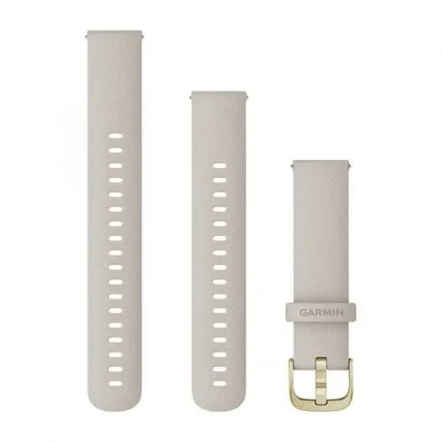 Garmin Curea cu eliberare rapidă - Light Sand cu Light Gold (18 mm) 010-12932-0D