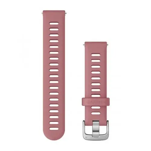Garmin Бързоосвобождаваща се каишка - Bubblegum с Silver (18 мм) 010-11251-3H