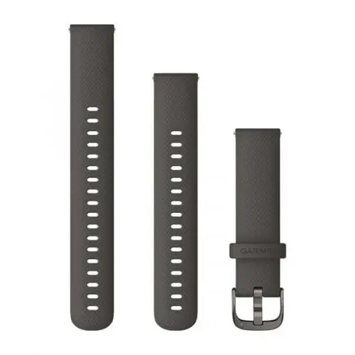 Garmin Curea cu eliberare rapidă - Graphite cu Slate (18 mm) 010-12932-0E - 1