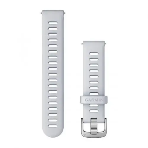 Garmin Бързоосвобождаваща се каишка - Whitestone с Silver (18 мм) 010-11251-3F