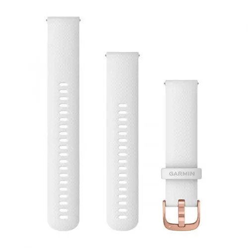 Garmin Λουράκι ταχείας αποδέσμευσης - Λευκό με Rose Gold (20 mm) 010-12924-10 Garmin Λουράκι ταχείας αποδέσμευσης - Λευκό με Rose Gold (20 mm) 010-12924-10