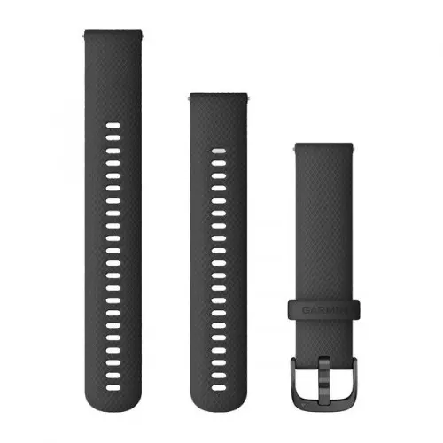 Garmin Бързоосвобождаваща се каишка - Черна със сиво (20 мм) 010-12932-11