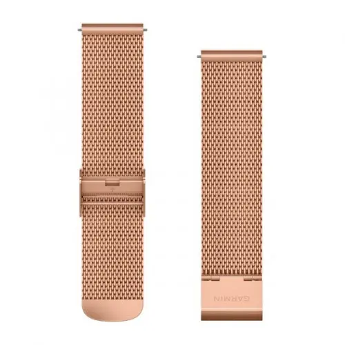 Garmin Бързоосвобождаваща се каишка - Rose Gold Milanese с 18K Rose Gold (20 мм) 010-12924-24