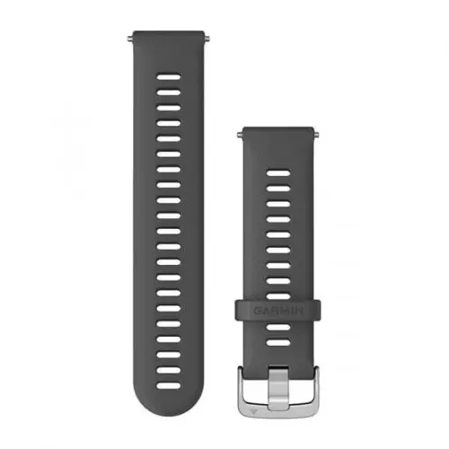 Garmin Curea cu eliberare rapidă - Grey cu Silver (22 mm) 010-11251-3C - 1