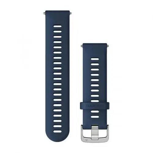 Garmin Ιμάντας γρήγορης αποδέσμευσης - Tidal Blue με Silver (22 mm) 010-11251-3D