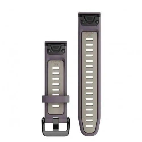 Garmin QuickFit® 20 λουράκι σιλικόνης Βαθύ ορχιδέα/Ανοιχτή άμμος 010-13279-06 - 2