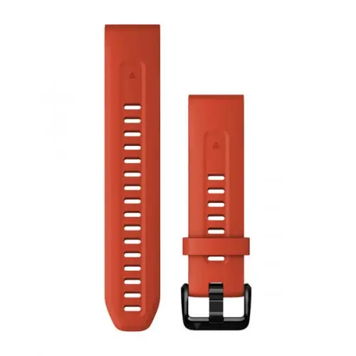 Garmin QuickFit® 20 Flame Red силоконова каишка (fenix 7S) 010-13102-02