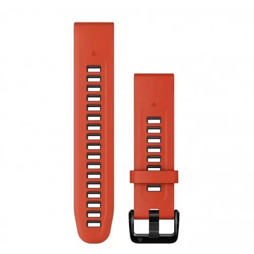 Garmin QuickFit® 20 Flame Red/Graphite силоконова каишка 010-13279-04