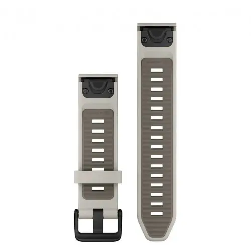 Garmin QuickFit® 20 λουράκι σιλικόνης Ομιχλώδες γκρι/Σκούρο 010-13391-06 - image 1