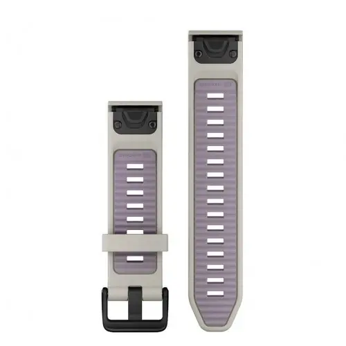 Garmin QuickFit® 20 λουράκι σιλικόνης Ομιχλώδες γκρι/Λεβάντα 010-13391-03 - image 1