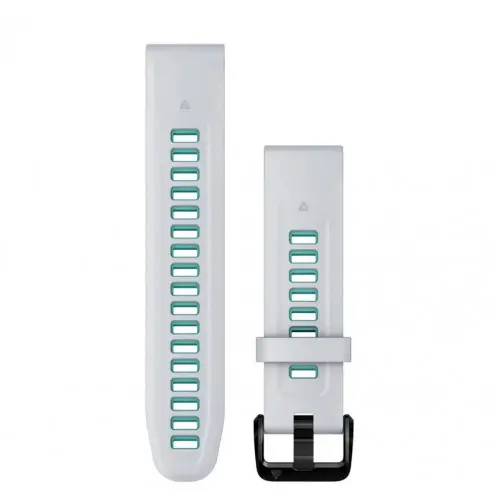 Garmin QuickFit® 20 Whitestone/Aqua curea din silicon 010-13279-07 Garmin QuickFit® 20 Whitestone/Aqua curea din silicon 010-13279-07