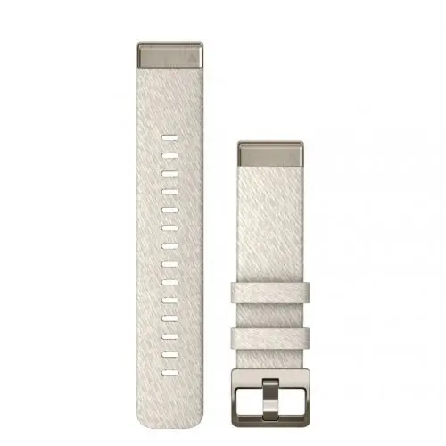Garmin QuickFit® 20 Cream Heathered Nylon с Soft Gold Hardware 010-13279-08