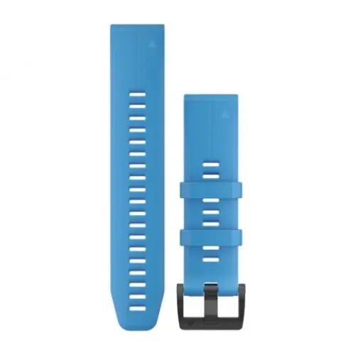 Garmin QuickFit® 22 Cyan Blue λουράκι σιλικόνης 010-12740-03 Garmin QuickFit® 22 Cyan Blue λουράκι σιλικόνης 010-12740-03