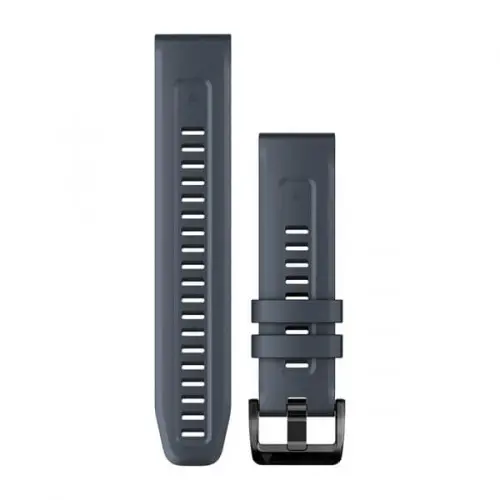 Garmin QuickFit® 22 Granite Blue силиконова каишка (Fenix 7) 010-13111-05