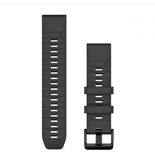 Garmin QuickFit® 22 Graphite λουράκι σιλικόνης 010-13392-07 Garmin QuickFit® 22 Graphite λουράκι σιλικόνης 010-13392-07