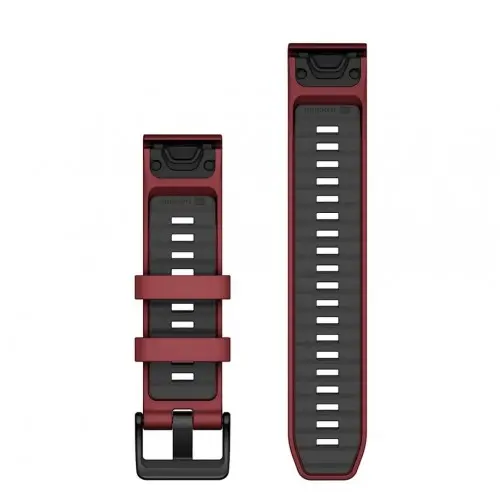 Garmin QuickFit® 22 Marsala/Grafit curea din silicon 010-13392-06 - 2