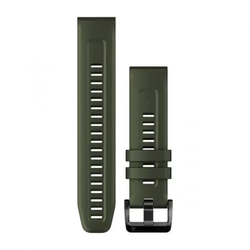 Garmin QuickFit® 22 Verde mușchi curea din silicon (Fenix 7) 010-13111-03