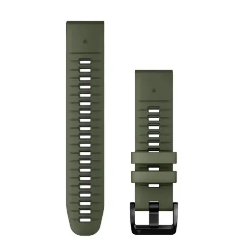 Garmin QuickFit® 22 Moss/Graphite силиконова каишка (Fenix 7 Pro) 010-13280-07