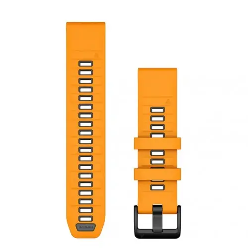 Garmin QuickFit® 22 Spark Orange/Graphite силиконова каишка 010-13392-01